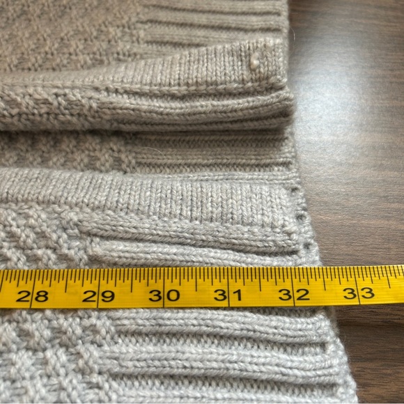 GAP Women's Cream Wool Alpaca Blend Cardigan with Faux Fur Collar S - Picture 10 of 10